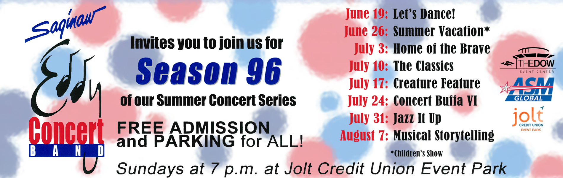 Eddy Band Website Banner